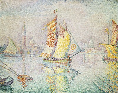 La voile jaune, Venise, 1904 - Paul Signac